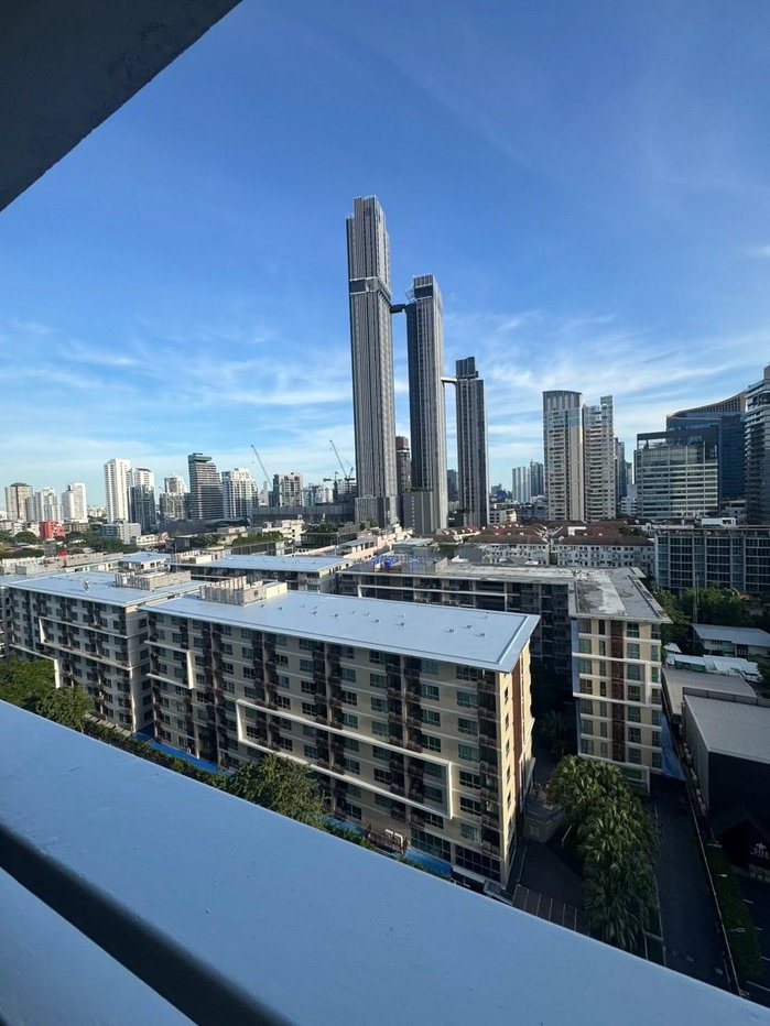 picture Condo for RENT : Thonglo Tower 𝐒𝐢𝐳𝐞 : 50 sqm. 𝐓𝐲𝐩𝐞 : 1 Bed 1 Bath / Unblocked view / Balcony 𝐅𝐥𝐨𝐨𝐫 : 15th Building : A - 13/17