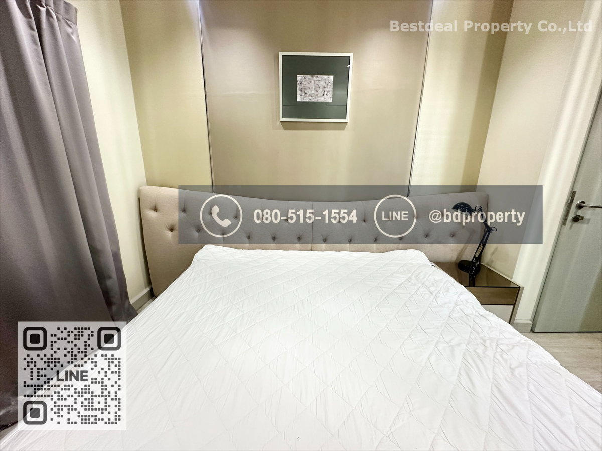 รูป Bestdeal ให้เช่า ขนาด 2 ห้องนอน 55 sqm.เฟอร์นิเจอร์และเครื่องใช้ไฟฟ้าครบพร้อมเข้าอยู่ 27,000 บาท/เดือน “IDEO MOBI RAMA 9” ใกล้MRTและเซ็นทรัลพระราม 9 - รูปที่ 5/16