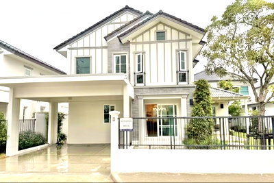 เช่าบ้านเดี่ยว สมุทรปราการ : ให้เช่าบ้าน Villaggio 3 ศรีนครินทร์-บางนา ใกล้เมกา บางนา