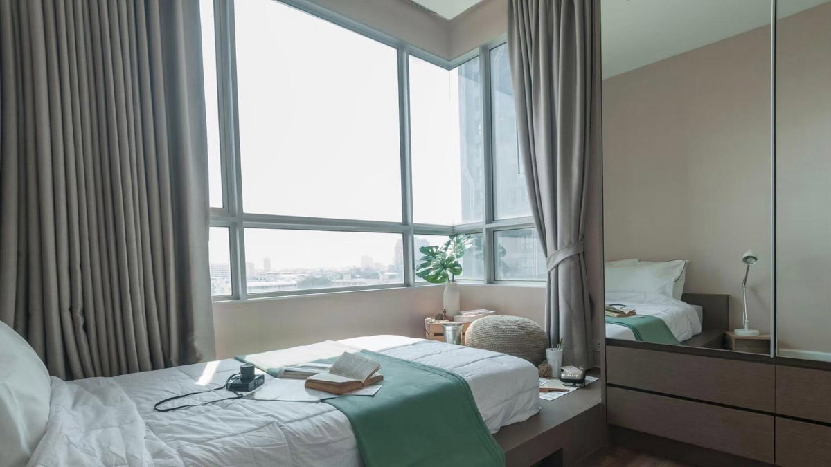 รูป R736/[ให้เช่า] The Room สาทร-ตากสิน | 2 นอน ห้องมุม 78.4 ตร.ม. ติด BTS โพธิ์นิมิตร สงบ เป็นส่วนตัว - รูปที่ 3/11