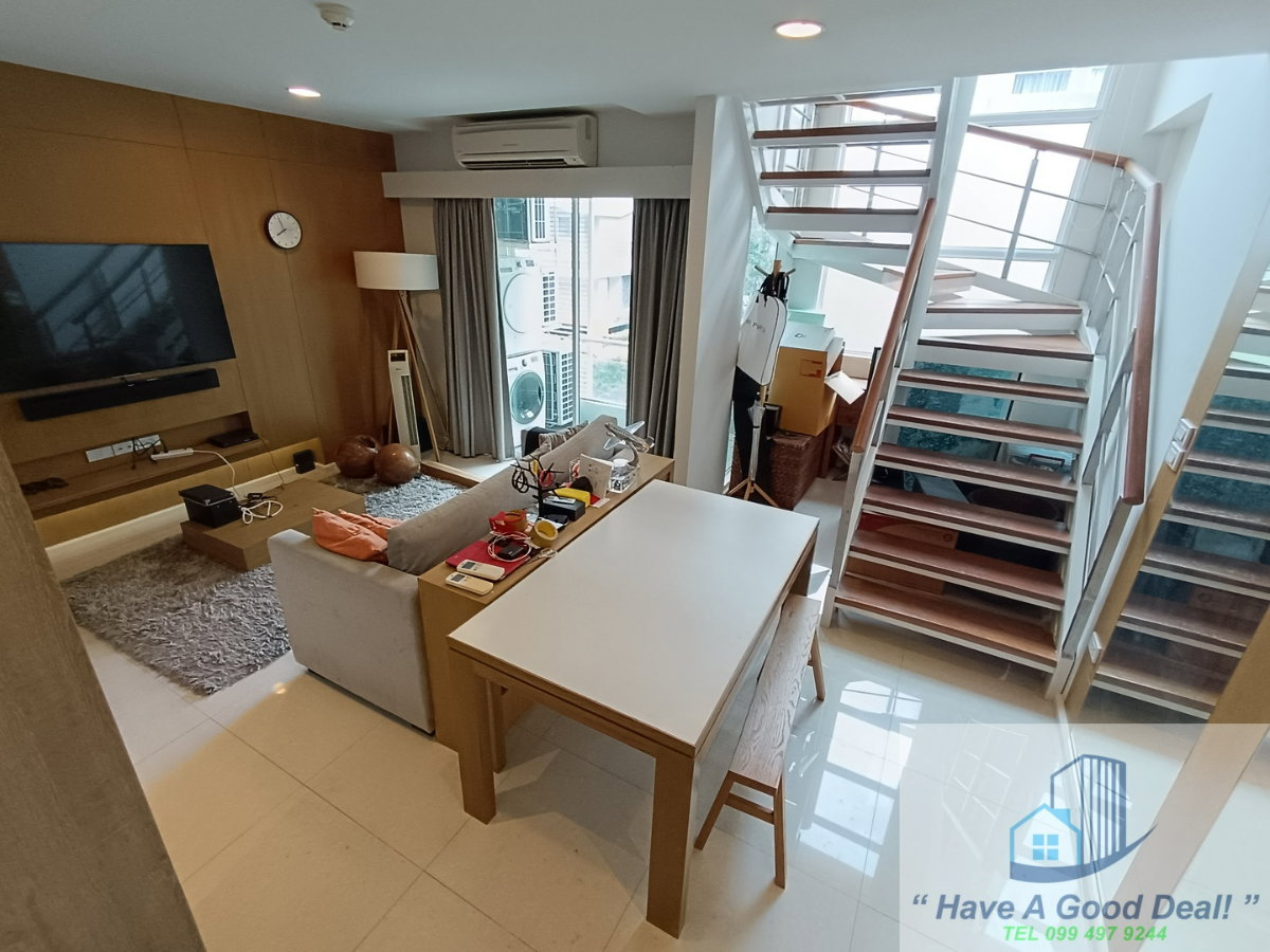 รูป ห้องชุด Duplex 76.86 ตร.ม ชั้น 3-4 Whizdom The Exclusive สุขุมวิท 64 - รูปที่ 2/15