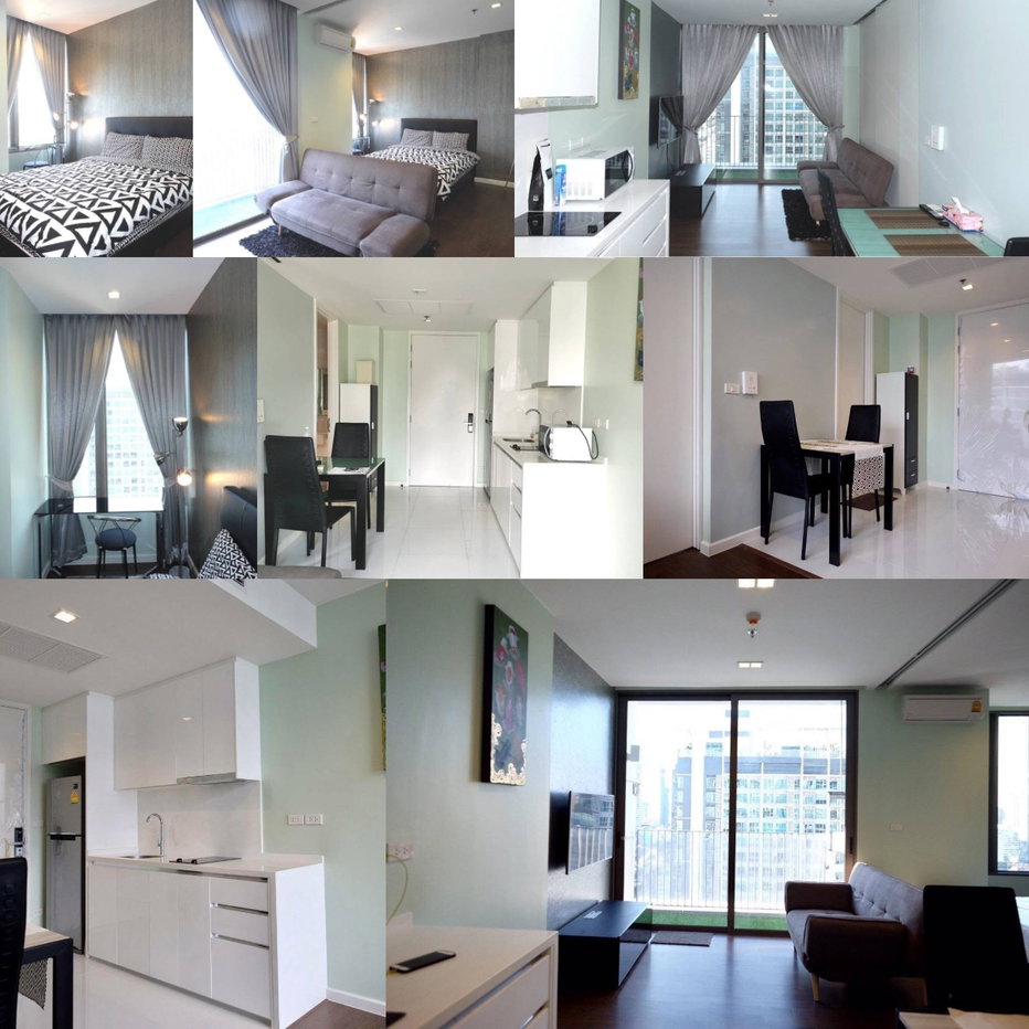 รูป R735/[ให้เช่า] นารา ไนน์ (Nara 9) นราธิวาส-สาทร | 1 ห้องนอน 39 ตร.ม. ชั้น 24 วิวเมืองมุมสูง ห้องโปร่งแต่งครบ ใจกลาง CBD - รูปที่ 2/14