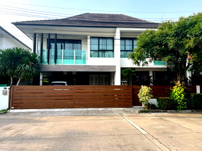 เช่าบ้านเดี่ยว กรุงเทพมหานคร : 🏠 ให้เช่าบ้าน : Blue Lagoon 2 Bangna - Wongwaen (บลูลากูน 2 บางนา - วงแหวน)   รหัสทรัพย์ | 📌LNP-H1055