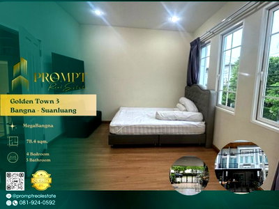บ้านเดี่ยวให้เช่า : GH01350 - Golden Town 3 Bangna - Suanluang : MegaBangna 