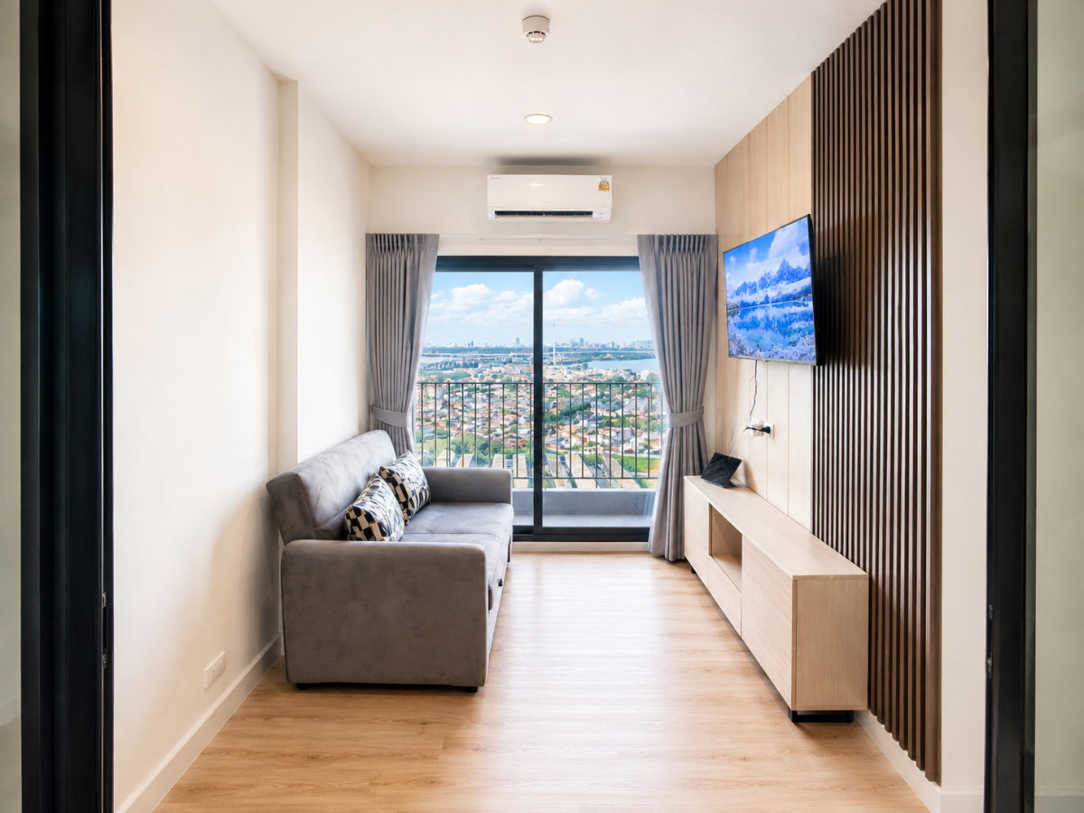 รูป ให้เช่า XIM Condo สุขสวัสดิ์-พระราม 3 | ชั้น 30 วิวแม่น้ำ | 1 ห้องนอน 31 ตร.ม. | เฟอร์ครบ พร้อมอยู่ | 15,500 บาท/เดือน - รูปที่ 2/12