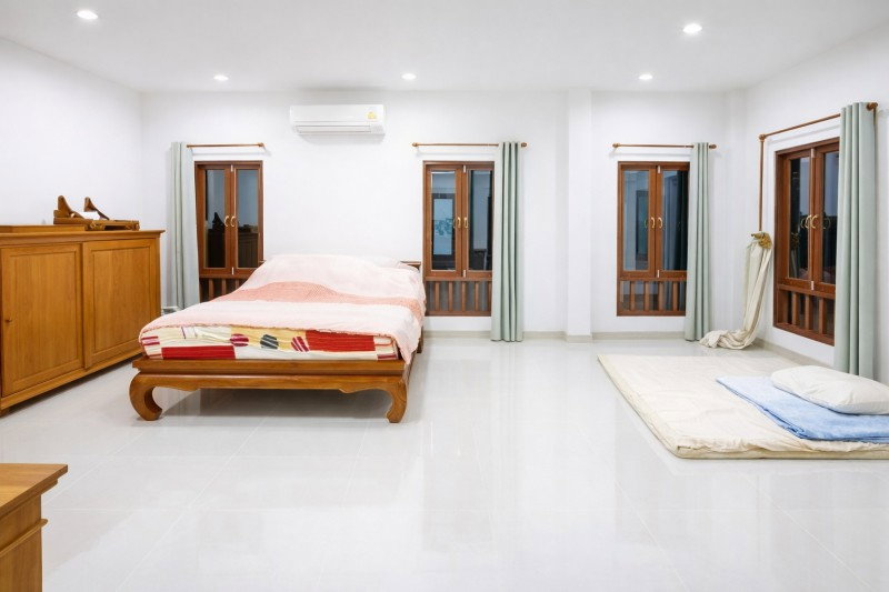 รูป บางโพธิ์ สุราษฎร์ธานี AIRBNB บนที่ดิน 3 ไร่ คฤหาสน์หรู 3นอน 3น้ำ 189 ตร.ม. วัดเขาศรีวิชัย รร.บ้านท่าอิฐ 1 กม. - รูปที่ 5/8