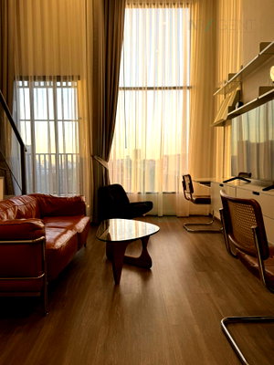 Condos for rent : For Rent Condo SO ORIGIN KASET INTERCHANGE Building 1, Floor 8,Duplex, Room size 37 sqm