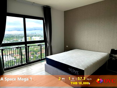 คอนโดให้เช่า : Ready For Rent 📌📌📌 A Space Mega 1 