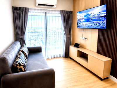 คอนโดให้เช่า : ให้เช่า XIM Condo สุขสวัสดิ์-พระราม 3 | ชั้น 30 วิวแม่น้ำ | 1 ห้องนอน 31 ตร.ม. | เฟอร์ครบ พร้อมอยู่ | 15,500 บาท/เดือน