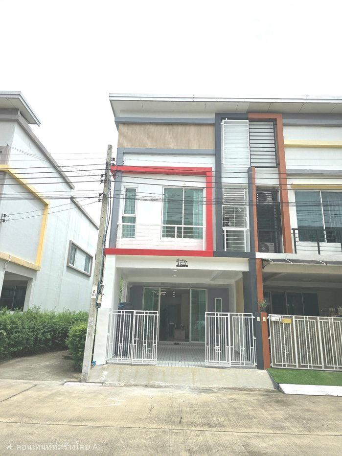 รูป ทาวน์โฮม 2 ชั้น สไตล์โมเดิร์น ทำเลทอง หมู่บ้านอาร์เคพาร์ค ถนนหทัยราษฎร์ บางชัน คลองสามวา แต่งพร้อมอยู่ - รูปที่ 2/41