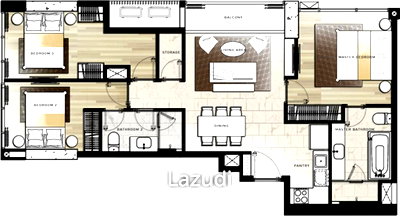 ขายคอนโด : Luxurious 3-Bedroom Condo in Hyde Sukhumvit 11 Bangkok