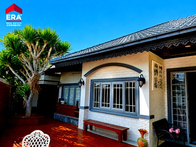 บ้านเดี่ยว ชลบุรี : ขายบ้านเดี่ยวชั้นเดียว หมู่บ้านคลาสสิคโฮม 2 ศรีราชา ฮวงจุ้ยดี ออกแบบโดยซินแส