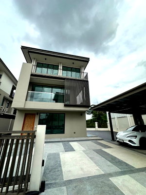 Houses for sale Bangkok : 📣📣For Sale AQ ARBOR Suanluang Rama 9-Pattanakarn Detached House 3 Bedrooms (Typing 0974164645, Line: JKJK4645 instead of clicking the button) 
