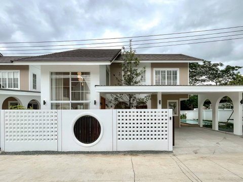 Luxury Pool Villa 2 ชั้น สไตล์ Koji พร้อมสระว่ายน้ำส่วนตัว ทำเลเซ็นทรัล เชียงใหม่ แอร์พอร์ต #C7MG100771