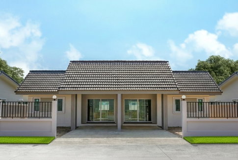 บ้านแฝดชั้นเดียว ราคาถูกสุดในโครงการพิษณุโลก