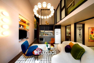 ขายคอนโด : 2 Bed 2 Bath Loft 64.68 SQ.M SHUSH Ratchathewi