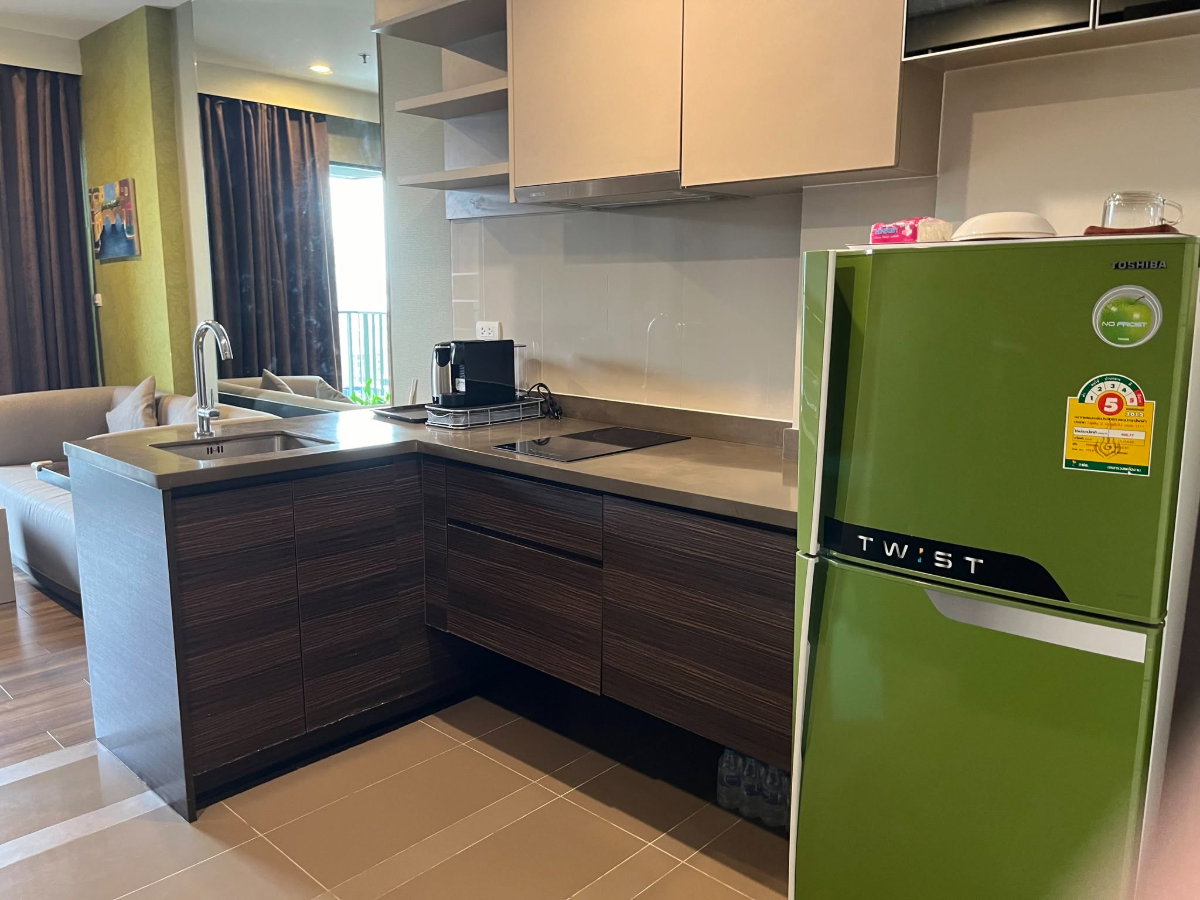 รูป R742/[ให้เช่า] คอนโด ทีล สาทร-ตากสิน (TEAL Sathorn-Taksin) | 1 นอน 35 ตร.ม. ชั้น 15 ห้องแต่งบิ้วอินสวย สภาพพร้อมอยู่ ใกล้ BTS วงเวียนใหญ่ - รูปที่ 4/16