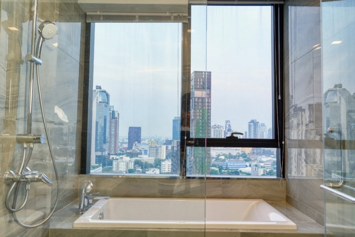 รูป Condo for RENT/SALE : Ideo Q Sukhumvit 36  𝐒𝐢𝐳𝐞 : 65 sqm. 2 Bedroom /2 Bathroom ( Bathtub) /Balcony/City view   𝐅𝐥𝐨𝐨𝐫 : 23rd  - รูปที่ 12/15