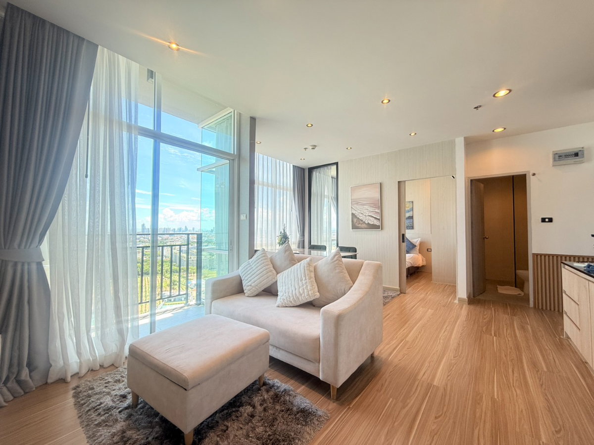 รูป ใให้เช่า The Grand Jomtien Pattaya Beach คอนโดวิวทะเล 180 องศา เดินข้ามถนนถึงหาดจอมเทียนได้ (CPT004) - รูปที่ 6/9