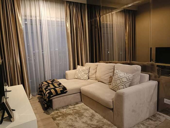 รูป 💥💥ให้เช่าห้องพร้อมอยู่!! แอมเบอร์ by อีสเทิร์น สตาร์ 1Bed 35 ตรม.ชั้น 17 แต่งครบ Fully Furnished!! สนใจ Line ID: @atfirm💥💥 - รูปที่ 3/14
