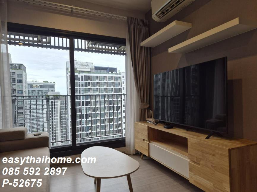 รูป P-52675 (ให้เช่าคอนโดใกล้ MRT เพชรบุรี) ไลฟ์ อโศก ไฮป์ ห้อง 1นอน1น้ำ ชั้น31 วิวเมือง Line: @easythaihome 085-592-2897 - รูปที่ 7/8