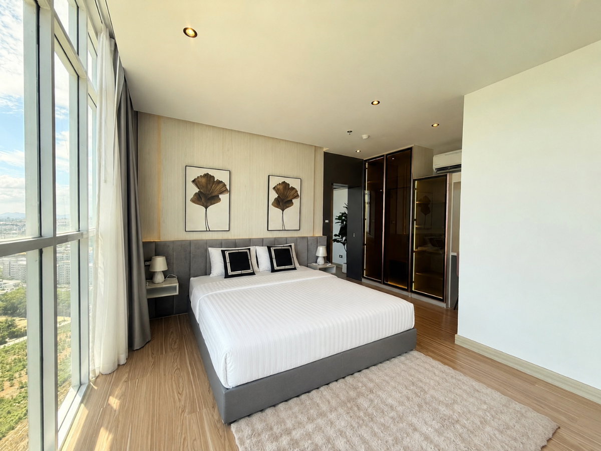 รูป ใให้เช่า The Grand Jomtien Pattaya Beach คอนโดวิวทะเล 180 องศา เดินข้ามถนนถึงหาดจอมเทียนได้ (CPT004) - รูปที่ 4/9