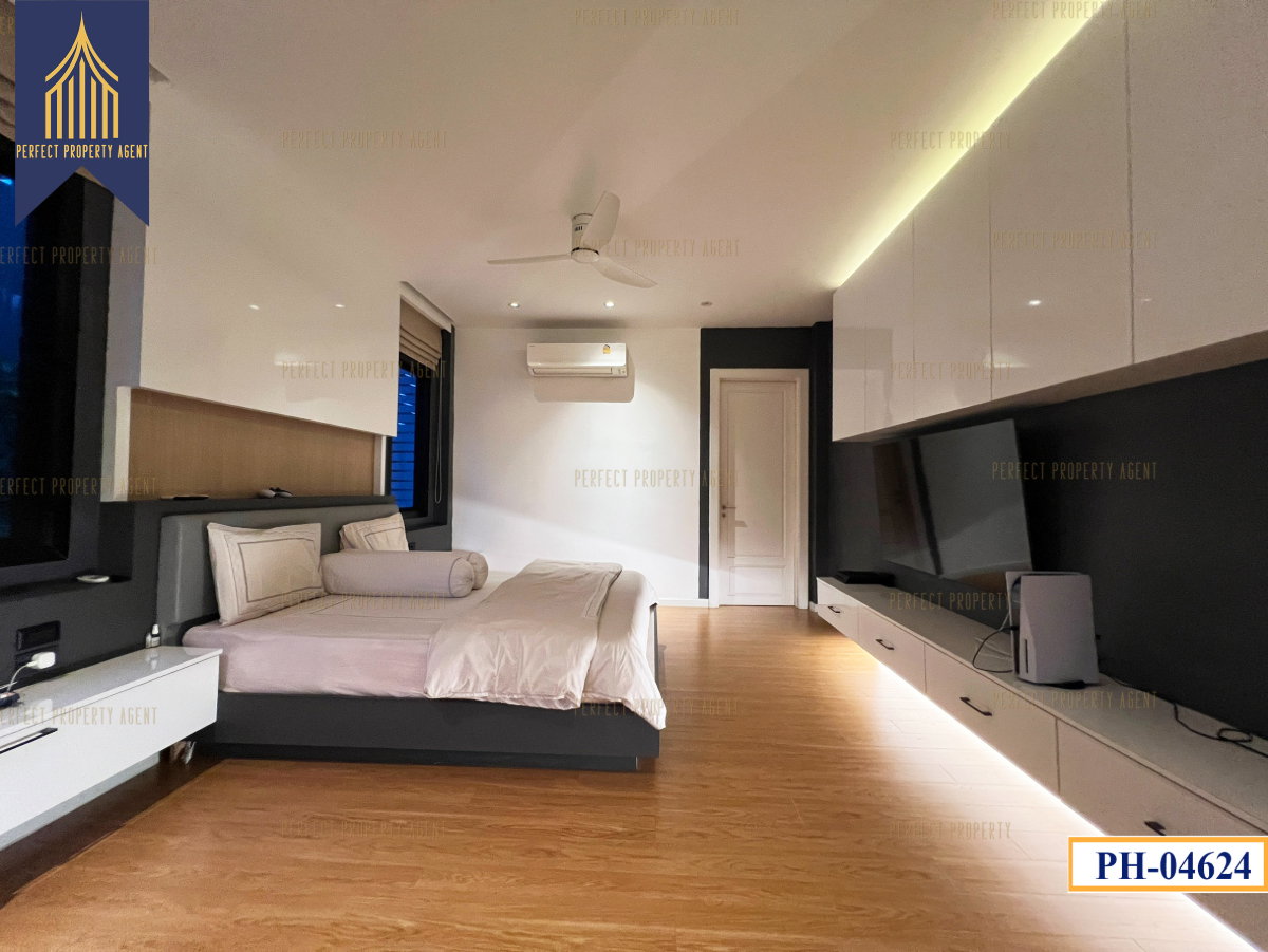 รูป ขายบ้าน 2 หลัง บนเนื้อที่ 200 วา พัฒนาการ 58 ศรีนครินทร์ สระว่ายน้ำ Fully furnished - รูปที่ 42/60