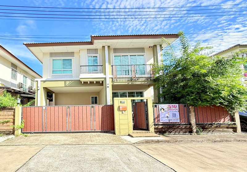 ขายบ้านเดี่ยว : ขายบ้าน ภัสสร เพรสทีจ ปิ่นเกล้า เพชรเกษม 61.9ตรว. ติดถนนพุทธมณฑลสาย4 บ้านใหม่ไม่เคยอยู่