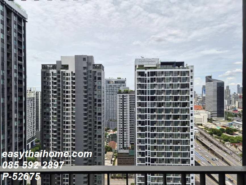 รูป P-52675 (ให้เช่าคอนโดใกล้ MRT เพชรบุรี) ไลฟ์ อโศก ไฮป์ ห้อง 1นอน1น้ำ ชั้น31 วิวเมือง Line: @easythaihome 085-592-2897 - รูปที่ 5/8