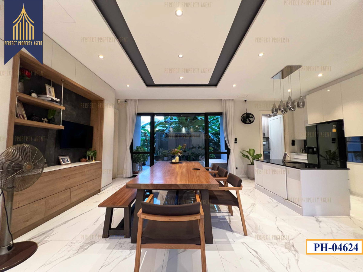 รูป ขายบ้าน 2 หลัง บนเนื้อที่ 200 วา พัฒนาการ 58 ศรีนครินทร์ สระว่ายน้ำ Fully furnished - รูปที่ 9/60