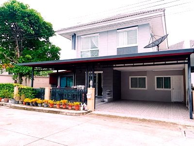 เช่าบ้านเดี่ยว กระทรวงพาณิชย์ นนทบุรี : ให้เช่าบ้านเดอะวิลล่า รัตนาธิเบศร์ ซ.ท่าอิฐ 