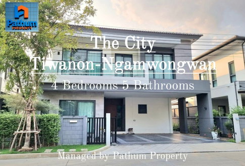  (60000) Luxury House for Rent Nonthaburi Tiwanon ngamwongwan – Ideal for Expats  𝐓𝐡𝐞 𝐜𝐢𝐭𝐲 𝐭𝐢𝐰𝐚𝐧𝐨𝐧 𝐧𝐠𝐚𝐦𝐰𝐨𝐧𝐠𝐰𝐚𝐧