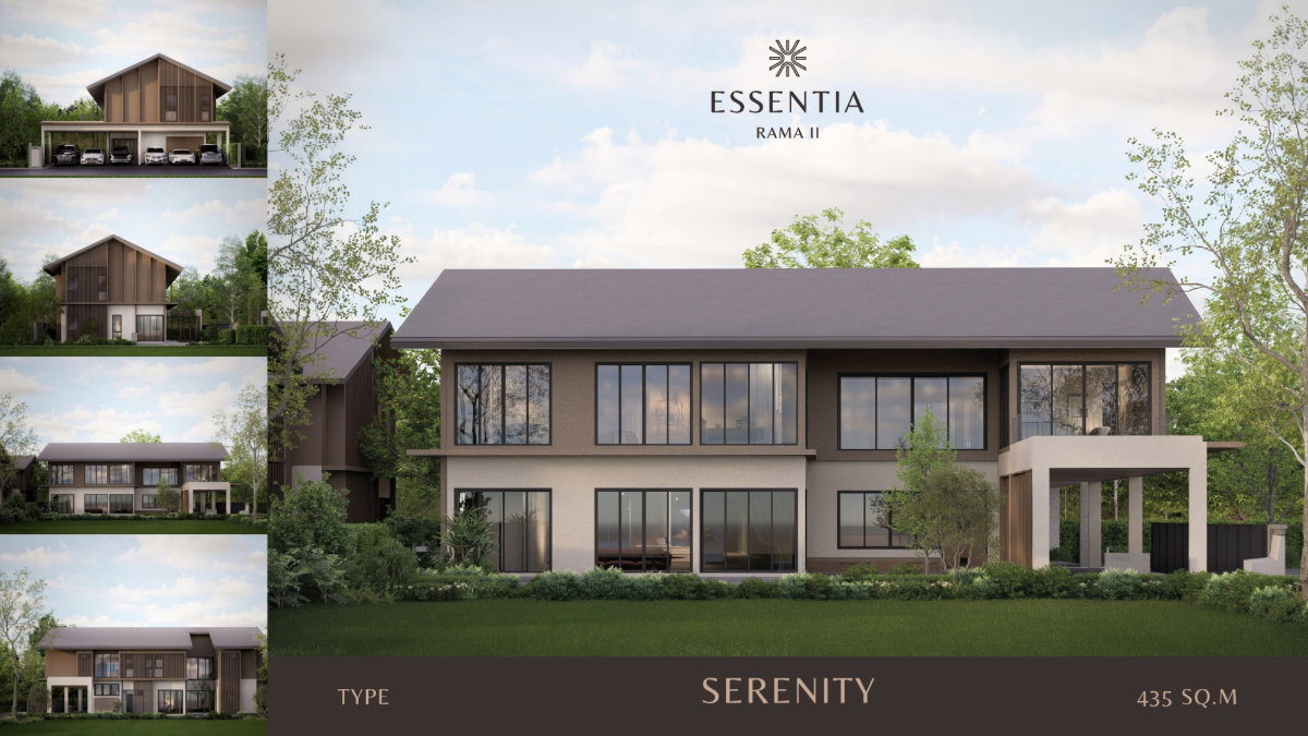 รูป ขายบ้านหรู มือ1 โครงการ Essentia Rama2 Type C Serenity 102 ตรว 435 ตรม 4 นอน 5น้ำ พระราม2 - รูปที่ 4/52