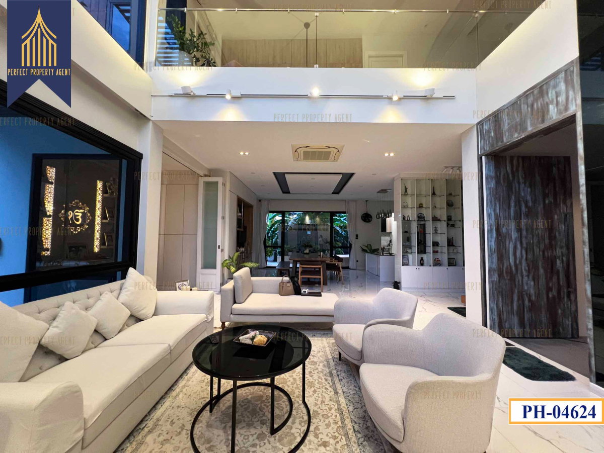 รูป ขายบ้าน 2 หลัง บนเนื้อที่ 200 วา พัฒนาการ 58 ศรีนครินทร์ สระว่ายน้ำ Fully furnished - รูปที่ 6/60