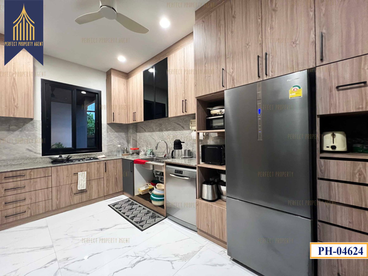 รูป ขายบ้าน 2 หลัง บนเนื้อที่ 200 วา พัฒนาการ 58 ศรีนครินทร์ สระว่ายน้ำ Fully furnished - รูปที่ 15/60