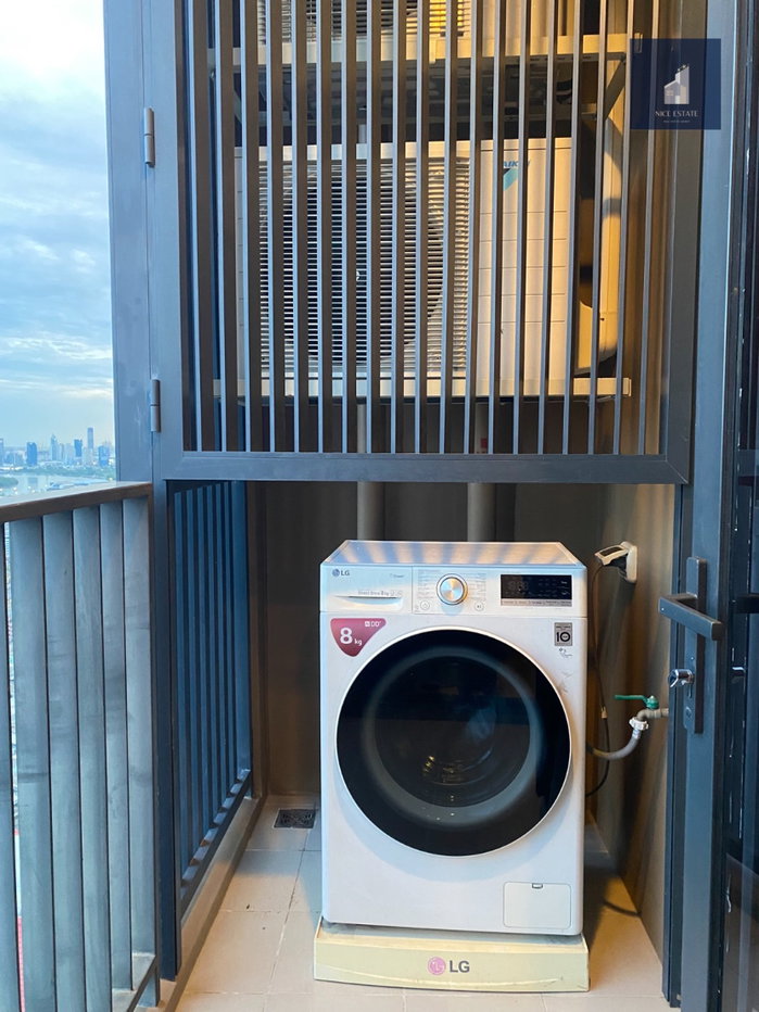 รูป Oka Haus Sukhumvit 36 📍BTS Thonglor 1Bed 1Bath high floor take river view  - รูปที่ 10/11