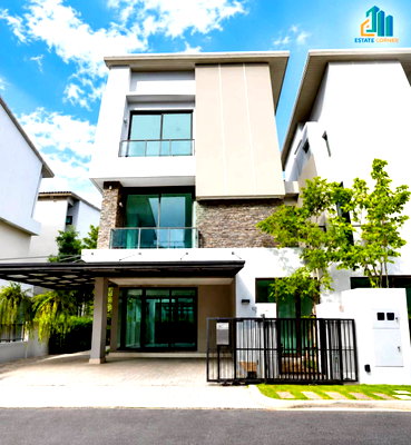เช่าบ้านแฝด กรุงเทพมหานคร : เช่า บ้านแฝดหรู 3 ชั้น บ้านกลางเมือง คลาสเซ่ เอกมัย – รามอินทรา