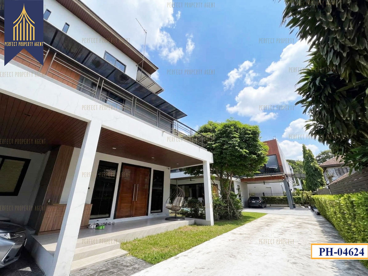 รูป ขายบ้าน 2 หลัง บนเนื้อที่ 200 วา พัฒนาการ 58 ศรีนครินทร์ สระว่ายน้ำ Fully furnished - รูปที่ 60/60