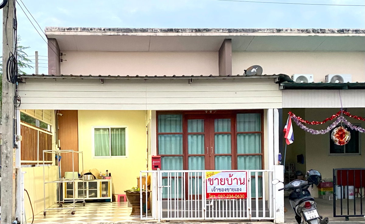 รูป บ้านราคาดี 1.59 ล้าน ทาวน์เฮ้าส์ชั้นเดียวแปลงมุม พร้อมอยู่ 20.60 ตร.ว. อ.กระทุ่มแบน จ.สมุทรสาคร - รูปที่ 1/11