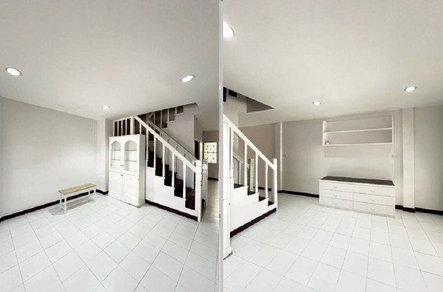 รูป ให้เช่าทาวน์โฮม 3 ชั้น ซอยรามอินทรา 34 / Renovate ใหม่ / แอร์ 4 เครื่อง / ไม่มีเฟอร์นิเจอร์ / อยู่อาศัย หรือ Home Office - รูปที่ 10/13