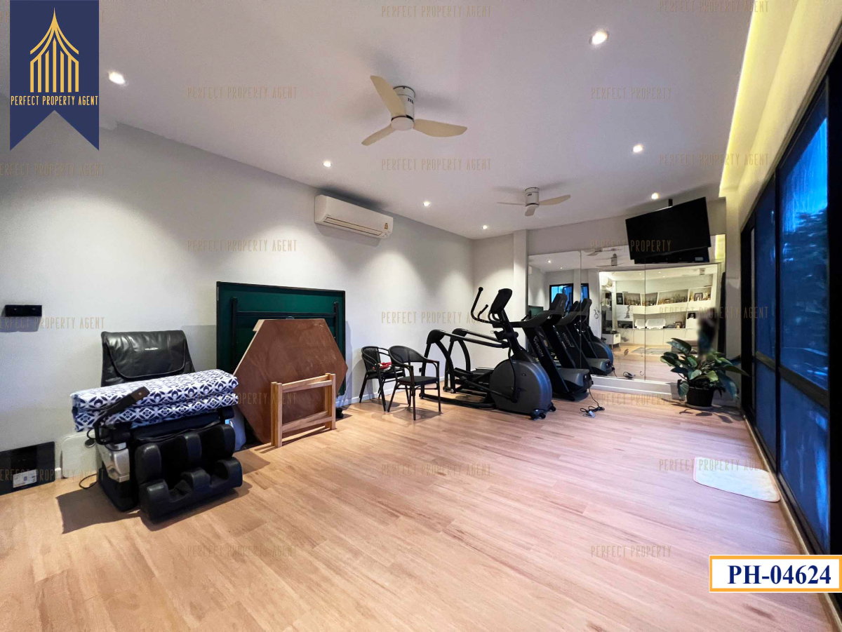 รูป ขายบ้าน 2 หลัง บนเนื้อที่ 200 วา พัฒนาการ 58 ศรีนครินทร์ สระว่ายน้ำ Fully furnished - รูปที่ 29/60