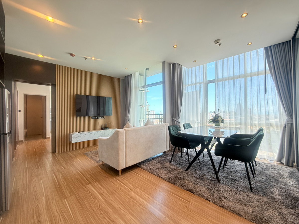 รูป ใให้เช่า The Grand Jomtien Pattaya Beach คอนโดวิวทะเล 180 องศา เดินข้ามถนนถึงหาดจอมเทียนได้ (CPT004) - รูปที่ 5/9