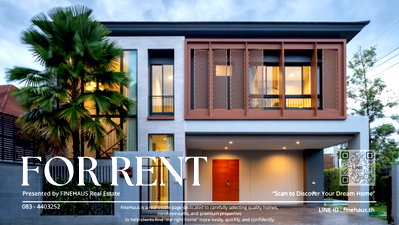 เช่าบ้านเดี่ยว เชียงใหม่ : R-122 ให้เช่า Palm Spring Privato – Modern Luxury Pool Villa 📍 หนึ่งในพูลวิลล่าสุดหรูที่โดดเด่นที่สุดบนถนนเชียงใหม่–หางดง