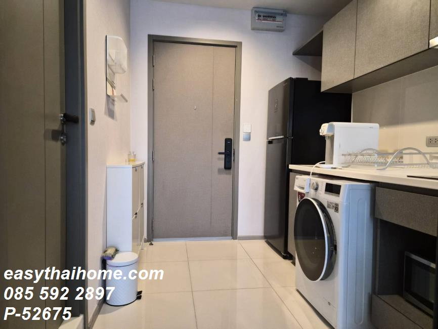 รูป P-52675 (ให้เช่าคอนโดใกล้ MRT เพชรบุรี) ไลฟ์ อโศก ไฮป์ ห้อง 1นอน1น้ำ ชั้น31 วิวเมือง Line: @easythaihome 085-592-2897 - รูปที่ 3/8