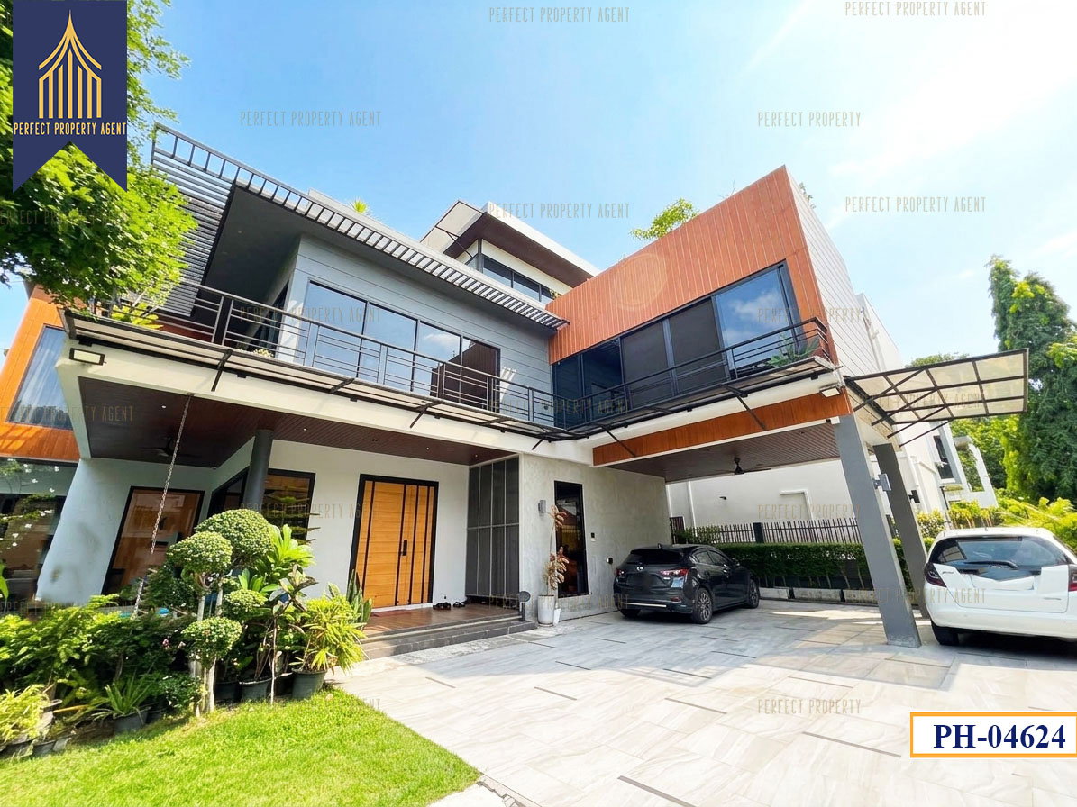 รูป ขายบ้าน 2 หลัง บนเนื้อที่ 200 วา พัฒนาการ 58 ศรีนครินทร์ สระว่ายน้ำ Fully furnished - รูปที่ 59/60