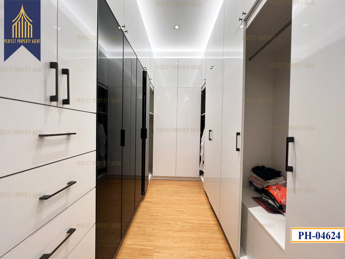 รูป ขายบ้าน 2 หลัง บนเนื้อที่ 200 วา พัฒนาการ 58 ศรีนครินทร์ สระว่ายน้ำ Fully furnished - รูปที่ 43/60