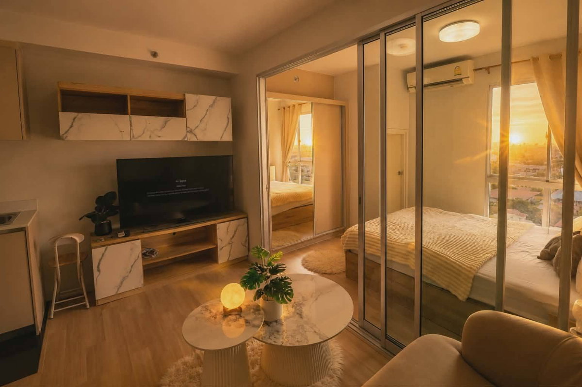 รูป 🏢 ให้เช่าคอนโด : A Space Me Rattanathibet (เอ สเปซ มี รัตนาธิเบศร์) รหัสทรัพย์ | 📌LNP-C13745 - รูปที่ 4/13