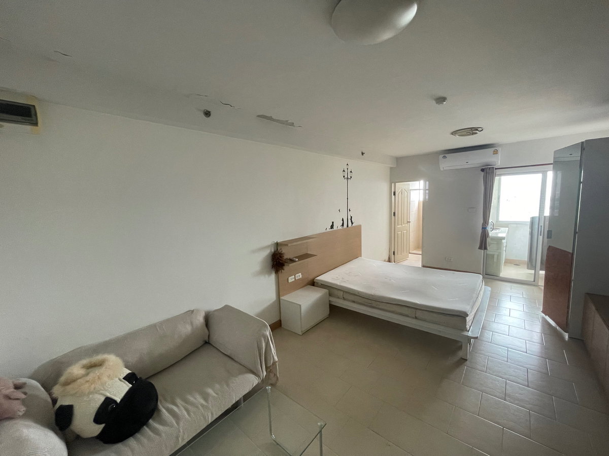 picture Cheapest and Ready-for-move-in room on a high floor, City Home Ratchada-Pinklao (MRT Bang O Station) - 6/7