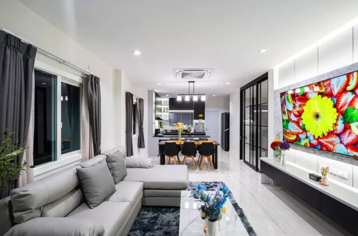 รูป 🏡 ให้เช่าบ้านเดี่ยว 2 ชั้น บ้านใหม่ ในโครงการคุณภาพ สิ่งแวดล้อมดีมาก ใกล้เมือง บนถนนโชตนา ช้างเผือก - รูปที่ 3/16