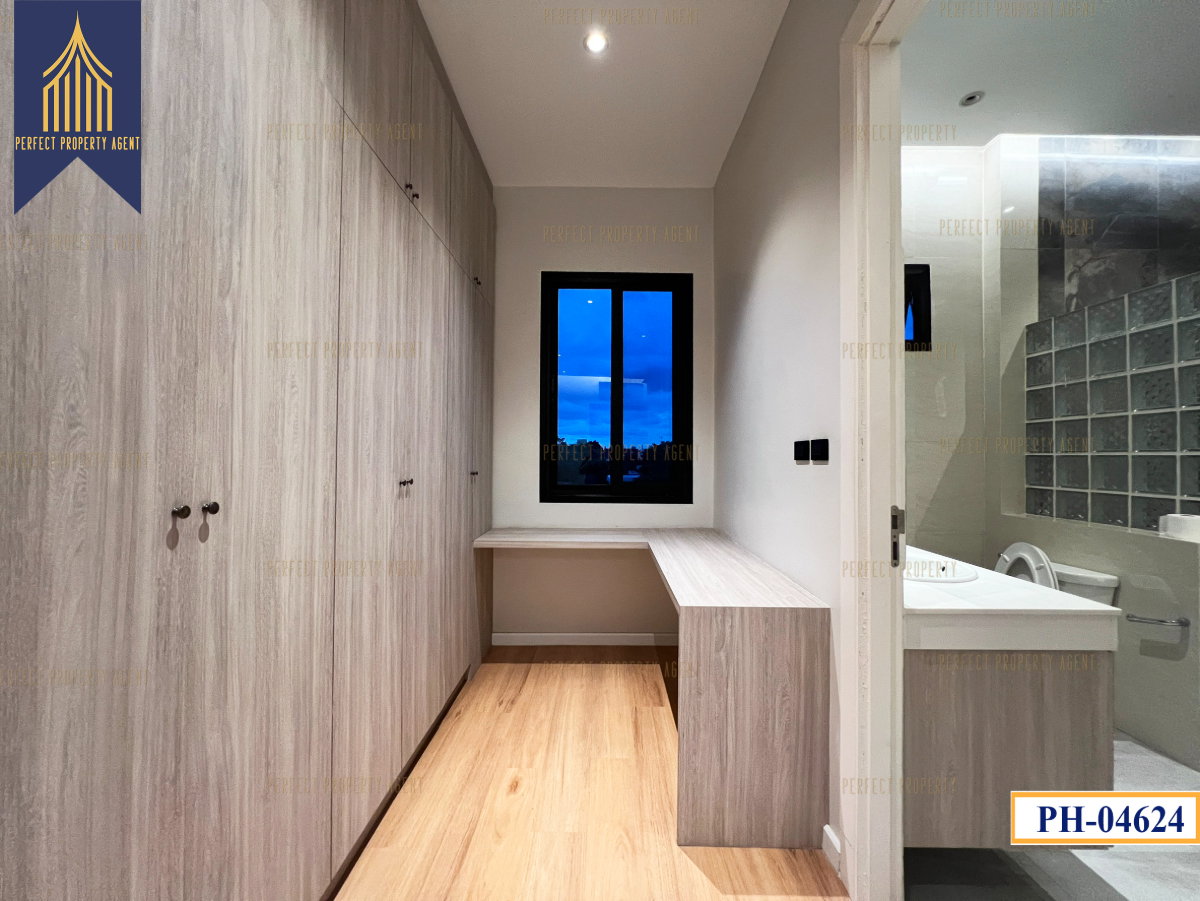 รูป ขายบ้าน 2 หลัง บนเนื้อที่ 200 วา พัฒนาการ 58 ศรีนครินทร์ สระว่ายน้ำ Fully furnished - รูปที่ 48/60